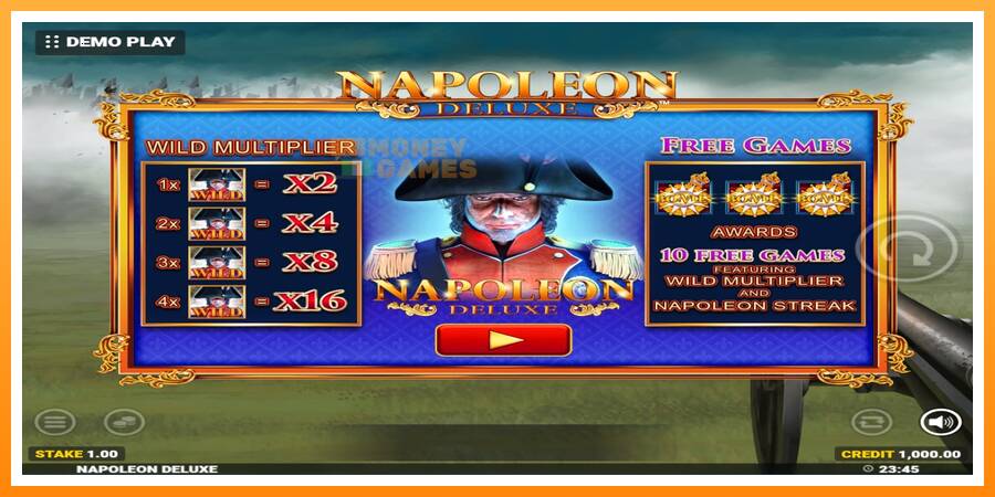 ลองสัมผัสเครื่องดูครับ Napoleon Deluxe, รูปภาพ 1: เล่นเพื่อเงิน