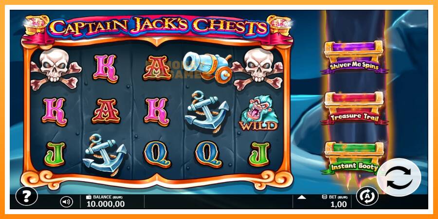 ลองสัมผัสเครื่องดูครับ Captain Jacks Chests, รูปภาพ 1: เล่นเพื่อเงิน