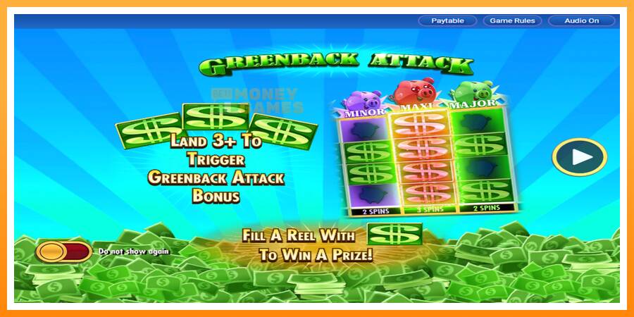 ลองสัมผัสเครื่องดูครับ Greenback Attack, รูปภาพ 4: เล่นเพื่อเงิน