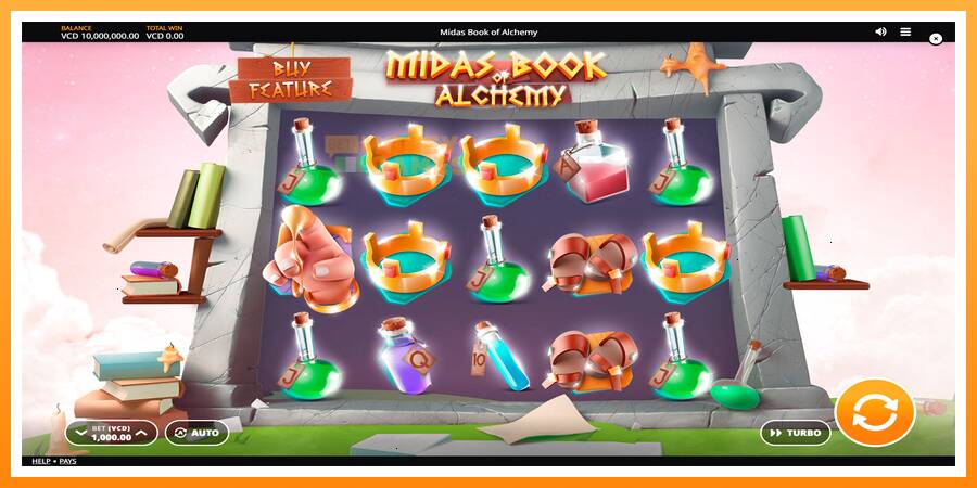 ลองสัมผัสเครื่องดูครับ Midas Book of Alchemy, รูปภาพ 1: เล่นเพื่อเงิน