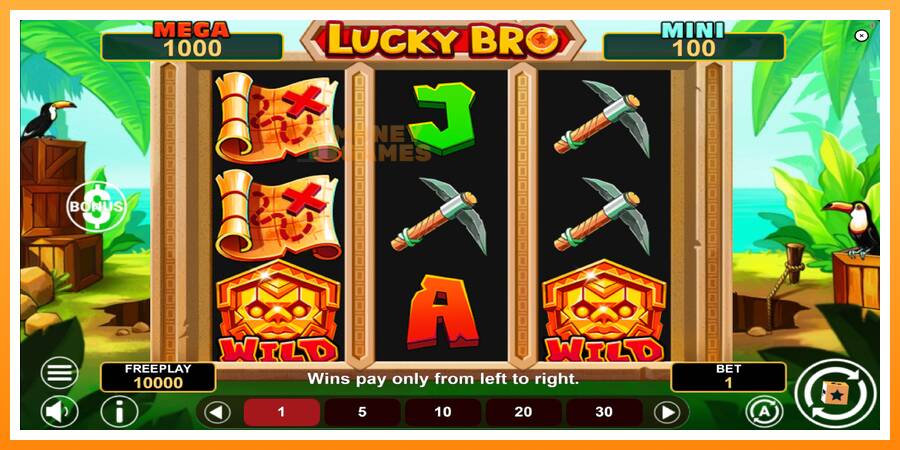 ลองสัมผัสเครื่องดูครับ Lucky Bro Hold & Win, รูปภาพ 2: เล่นเพื่อเงิน