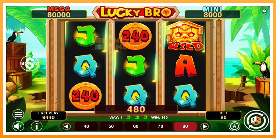 ลองสัมผัสเครื่องดูครับ Lucky Bro Hold & Win, รูปภาพ 3: เล่นเพื่อเงิน