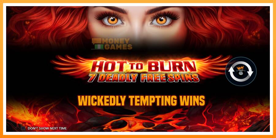 ลองสัมผัสเครื่องดูครับ Hot to Burn - 7 Deadly Free Spins, รูปภาพ 1: เล่นเพื่อเงิน