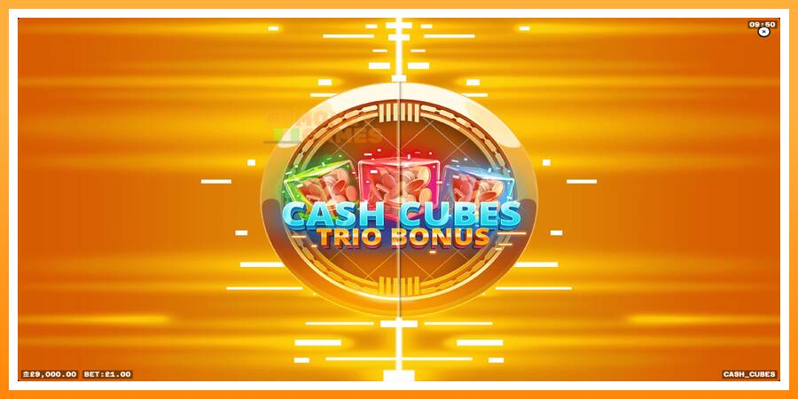 ลองสัมผัสเครื่องดูครับ Cash Cubes: Trio Bonus, รูปภาพ 1: เล่นเพื่อเงิน