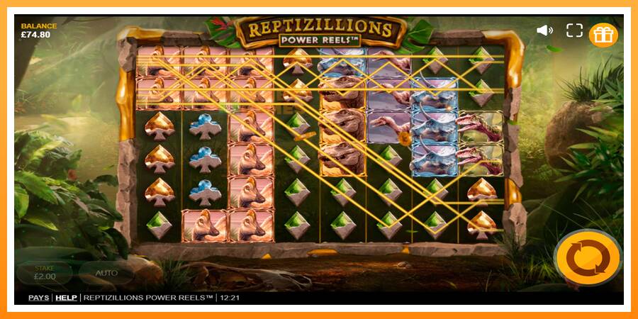 ลองสัมผัสเครื่องดูครับ Reptizillions Power Reels, รูปภาพ 4: เล่นเพื่อเงิน