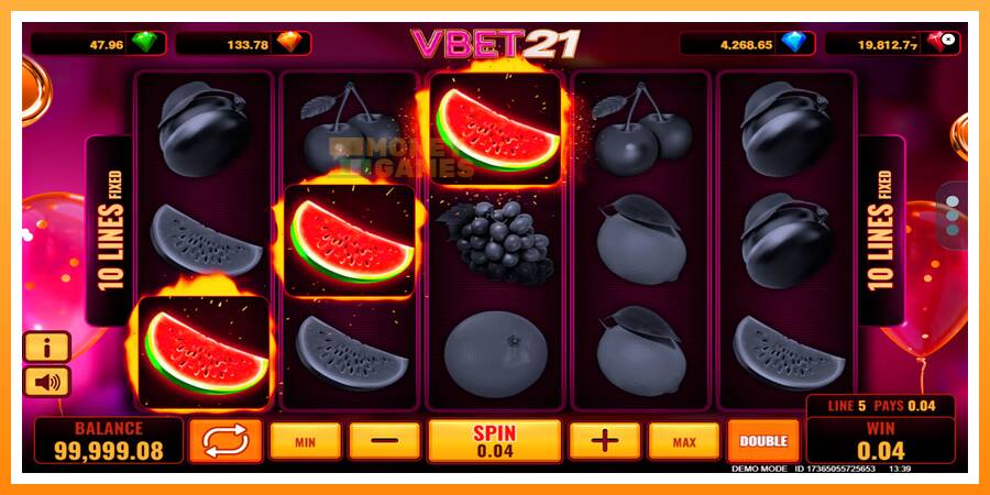 ลองสัมผัสเครื่องดูครับ Vbet 21, รูปภาพ 2: เล่นเพื่อเงิน