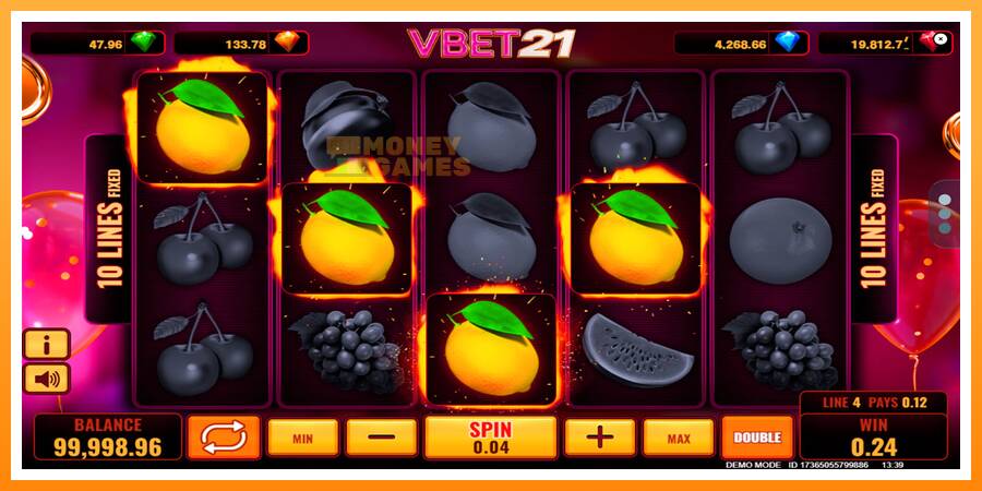 ลองสัมผัสเครื่องดูครับ Vbet 21, รูปภาพ 3: เล่นเพื่อเงิน