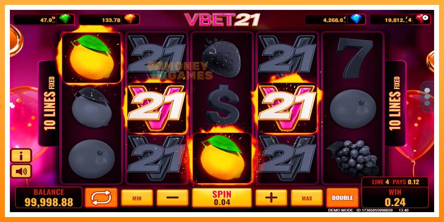 ลองสัมผัสเครื่องดูครับ Vbet 21, รูปภาพ 5: เล่นเพื่อเงิน