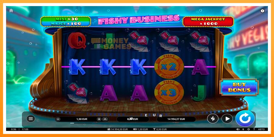 ลองสัมผัสเครื่องดูครับ Fishy Business, รูปภาพ 2: เล่นเพื่อเงิน