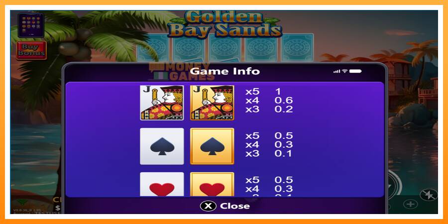 ลองสัมผัสเครื่องดูครับ Golden Bay Sands, รูปภาพ 5: เล่นเพื่อเงิน