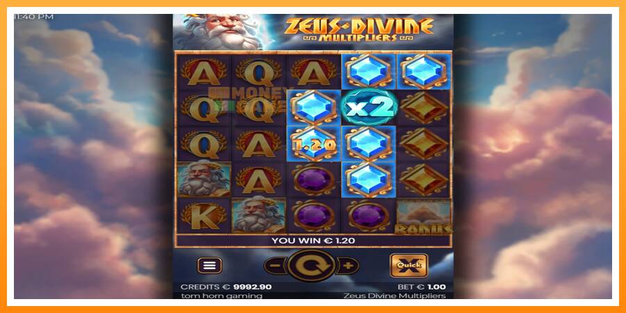 ลองสัมผัสเครื่องดูครับ Zeus Divine Multipliers, รูปภาพ 3: เล่นเพื่อเงิน