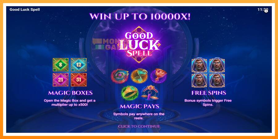 ลองสัมผัสเครื่องดูครับ Good Luck Spell, รูปภาพ 1: เล่นเพื่อเงิน