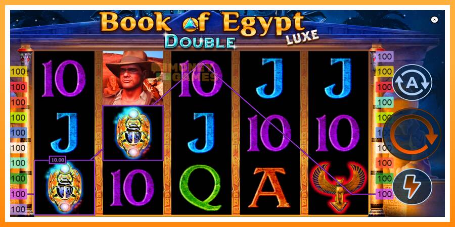 ลองสัมผัสเครื่องดูครับ Book of Egypt Double Luxe, รูปภาพ 3: เล่นเพื่อเงิน