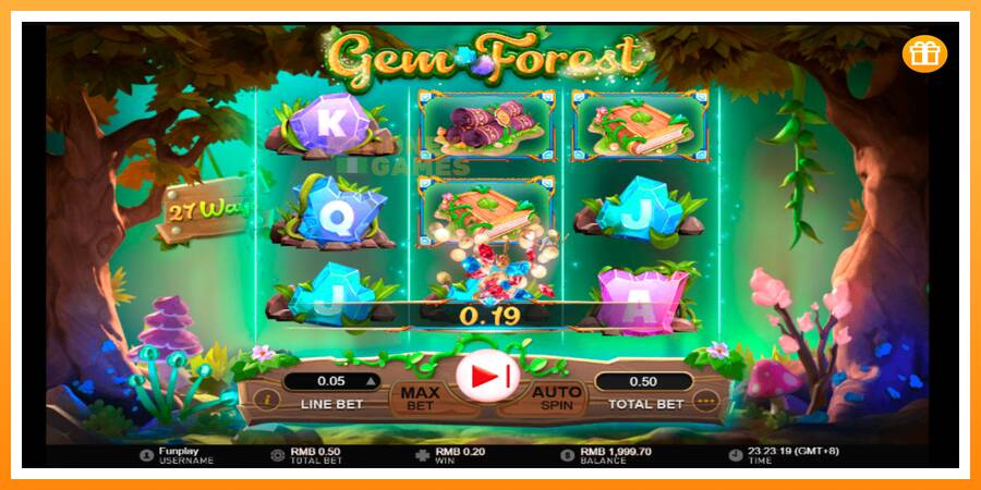 ลองสัมผัสเครื่องดูครับ Gem Forest, รูปภาพ 2: เล่นเพื่อเงิน