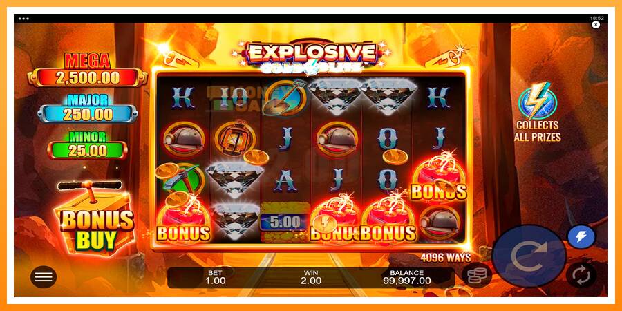 ลองสัมผัสเครื่องดูครับ Explosive Gold Blitz, รูปภาพ 2: เล่นเพื่อเงิน