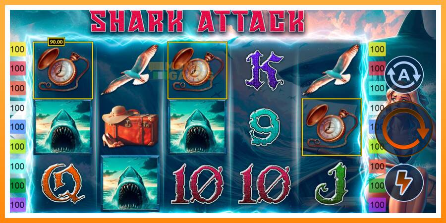 ลองสัมผัสเครื่องดูครับ Shark Attack, รูปภาพ 3: เล่นเพื่อเงิน