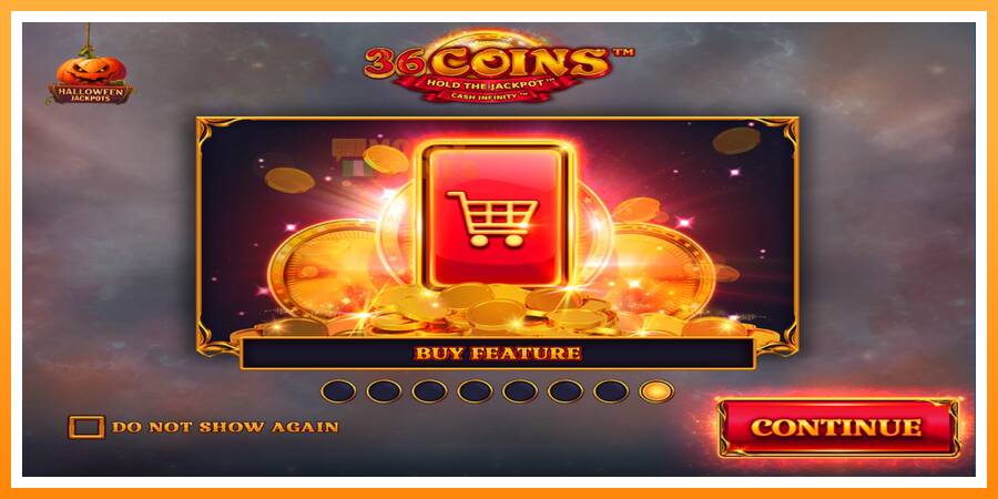 ลองสัมผัสเครื่องดูครับ 36 Coins Halloween Jackpots, รูปภาพ 1: เล่นเพื่อเงิน