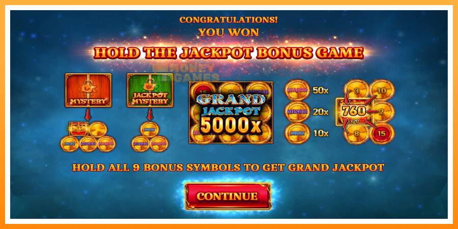 ลองสัมผัสเครื่องดูครับ 9 Coins Grand Diamond Edition Halloween Jackpots, รูปภาพ 3: เล่นเพื่อเงิน