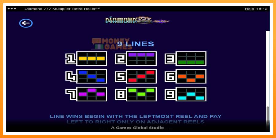 ลองสัมผัสเครื่องดูครับ Diamond 777 Multiplier Retro Roller, รูปภาพ 7: เล่นเพื่อเงิน