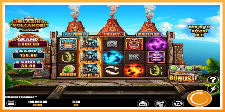 ลองสัมผัสเครื่องดูครับ 3 Blazing Volcanoes Power Combo, รูปภาพ 1: เล่นเพื่อเงิน