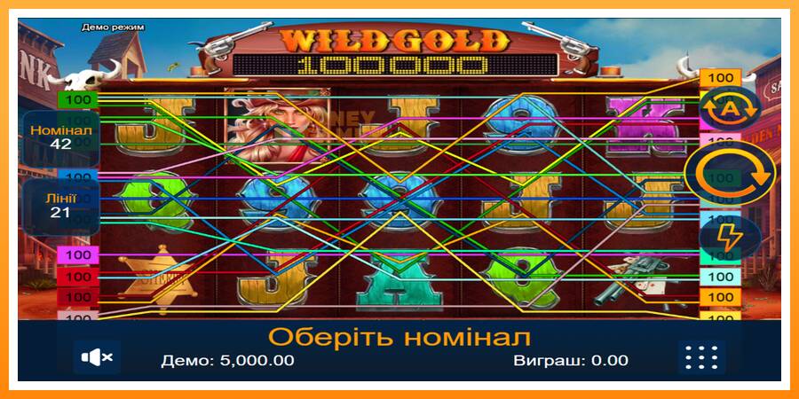 ลองสัมผัสเครื่องดูครับ Wild Gold 100000, รูปภาพ 1: เล่นเพื่อเงิน