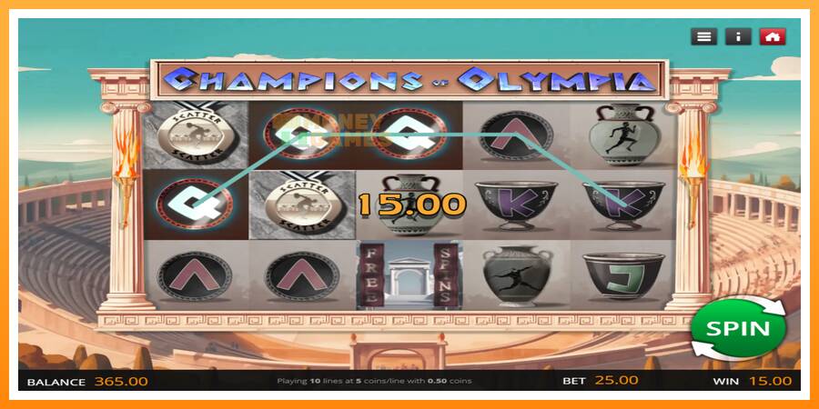 ลองสัมผัสเครื่องดูครับ Champions of Olympia, รูปภาพ 3: เล่นเพื่อเงิน