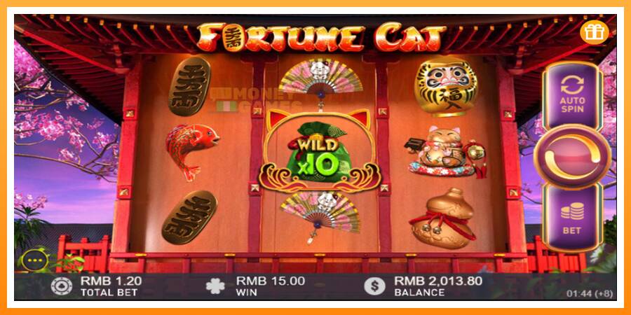 ลองสัมผัสเครื่องดูครับ Fortune Cat, รูปภาพ 1: เล่นเพื่อเงิน