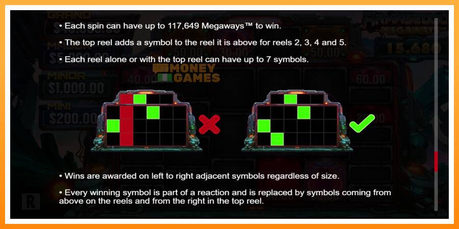 ลองสัมผัสเครื่องดูครับ Armageddon Megaways, รูปภาพ 7: เล่นเพื่อเงิน