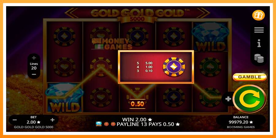 ลองสัมผัสเครื่องดูครับ Gold Gold Gold 5000, รูปภาพ 6: เล่นเพื่อเงิน