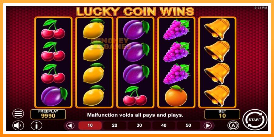 ลองสัมผัสเครื่องดูครับ Lucky Coin Wins, รูปภาพ 2: เล่นเพื่อเงิน