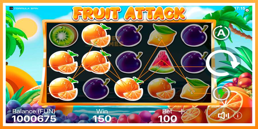 ลองสัมผัสเครื่องดูครับ Fruit Attack, รูปภาพ 2: เล่นเพื่อเงิน