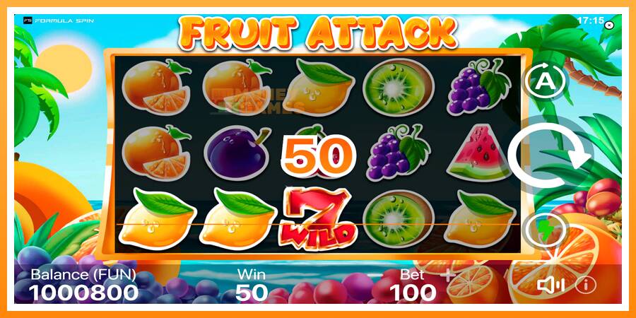 ลองสัมผัสเครื่องดูครับ Fruit Attack, รูปภาพ 4: เล่นเพื่อเงิน