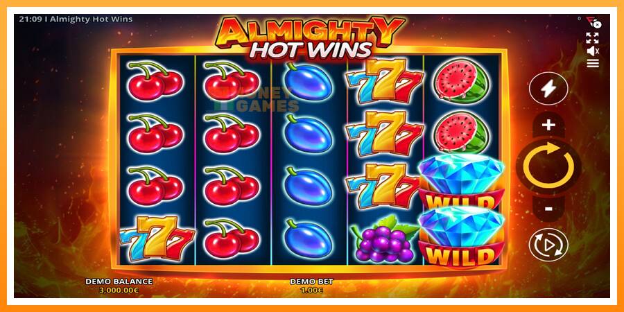 ลองสัมผัสเครื่องดูครับ Almighty Hot Wins, รูปภาพ 1: เล่นเพื่อเงิน