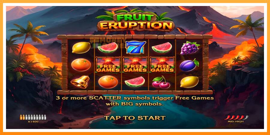 ลองสัมผัสเครื่องดูครับ Fruit Eruption, รูปภาพ 1: เล่นเพื่อเงิน