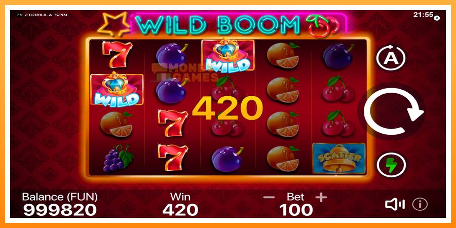 ลองสัมผัสเครื่องดูครับ Wild Boom, รูปภาพ 2: เล่นเพื่อเงิน