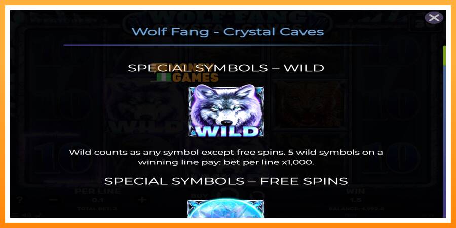 ลองสัมผัสเครื่องดูครับ Wolf Fang - Crystal Caves, รูปภาพ 4: เล่นเพื่อเงิน