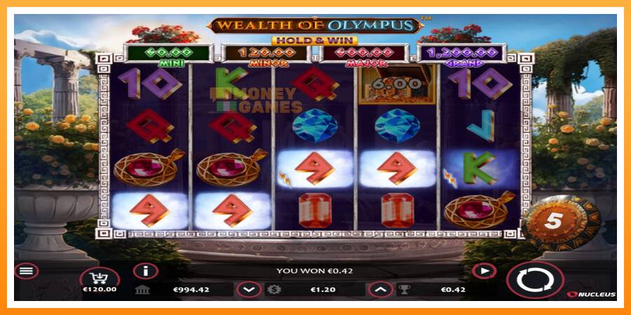 ลองสัมผัสเครื่องดูครับ Wealth of Olympus, รูปภาพ 2: เล่นเพื่อเงิน