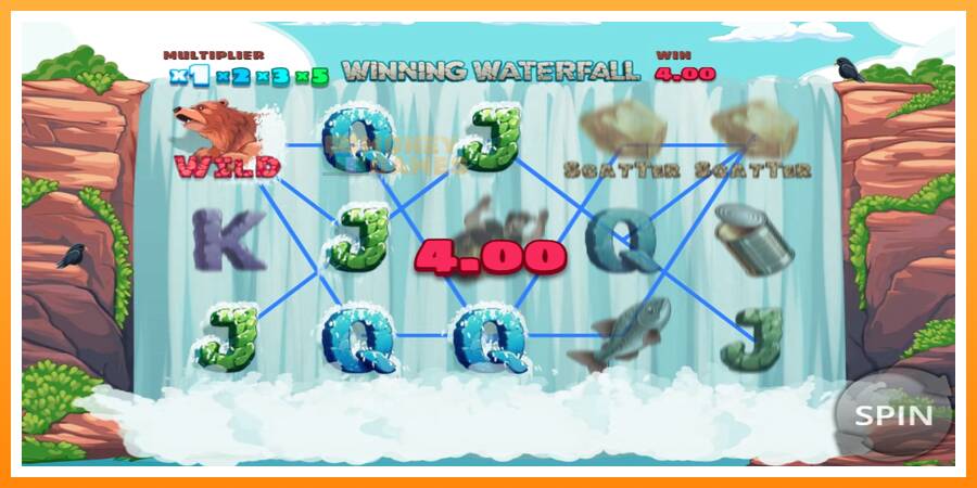 ลองสัมผัสเครื่องดูครับ Winning Waterfall, รูปภาพ 3: เล่นเพื่อเงิน