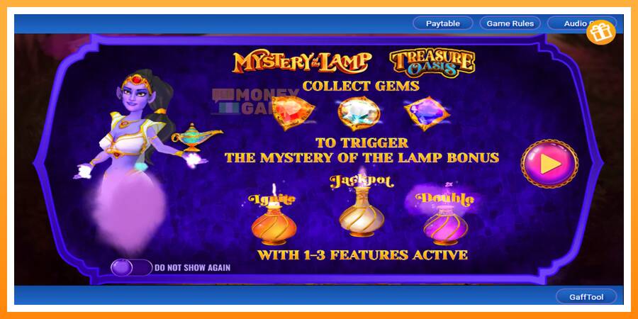 ลองสัมผัสเครื่องดูครับ Mystery of the Lamp Treasure Oasis, รูปภาพ 1: เล่นเพื่อเงิน