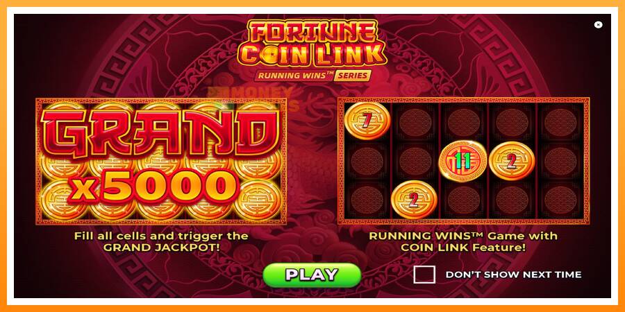 ลองสัมผัสเครื่องดูครับ Fortune Coin Link, รูปภาพ 1: เล่นเพื่อเงิน