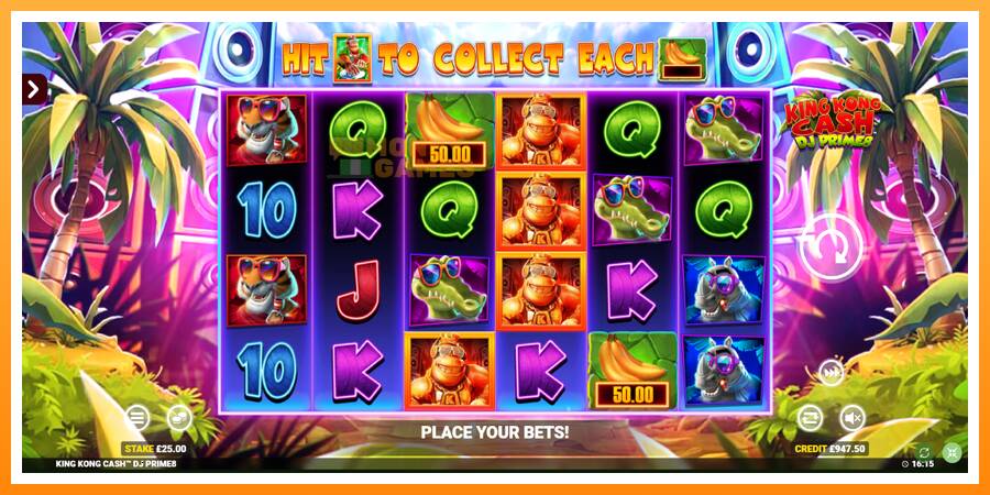 ลองสัมผัสเครื่องดูครับ King Kong Cash DJ Prime8 Rapid Fire Jackpots, รูปภาพ 2: เล่นเพื่อเงิน