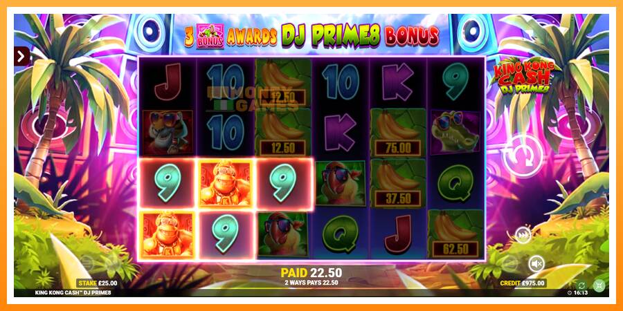 ลองสัมผัสเครื่องดูครับ King Kong Cash DJ Prime8 Rapid Fire Jackpots, รูปภาพ 3: เล่นเพื่อเงิน