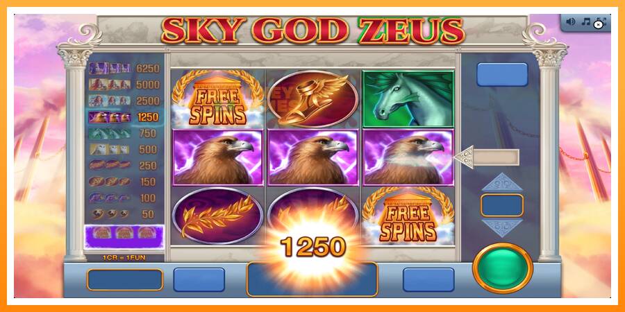 ลองสัมผัสเครื่องดูครับ Sky God Zeus 3x3, รูปภาพ 2: เล่นเพื่อเงิน