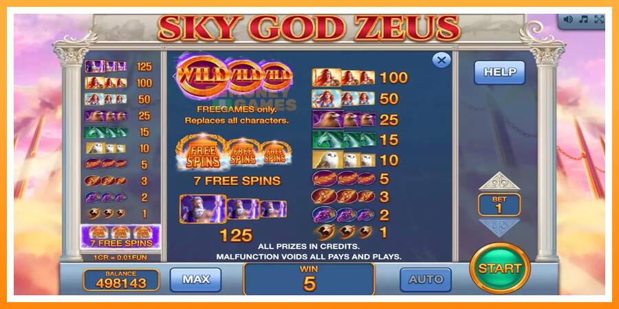 ลองสัมผัสเครื่องดูครับ Sky God Zeus 3x3, รูปภาพ 7: เล่นเพื่อเงิน