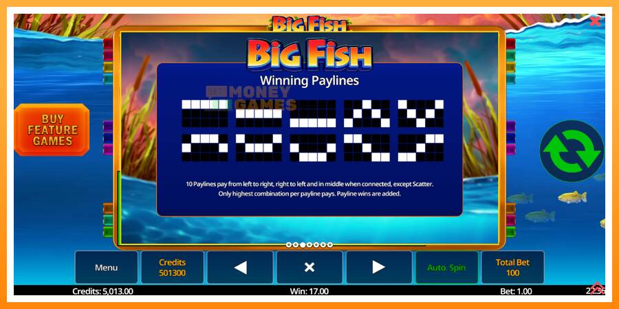 ลองสัมผัสเครื่องดูครับ Big Fish, รูปภาพ 6: เล่นเพื่อเงิน