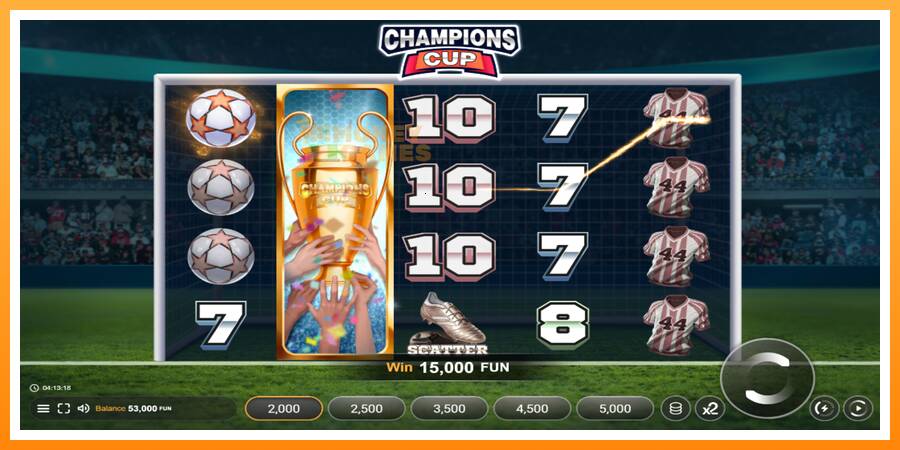 ลองสัมผัสเครื่องดูครับ Champions Cup, รูปภาพ 2: เล่นเพื่อเงิน