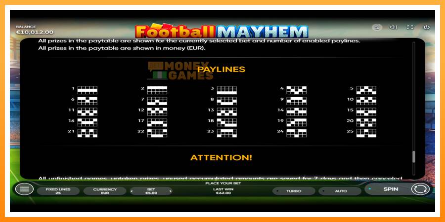 ลองสัมผัสเครื่องดูครับ Football Mayhem, รูปภาพ 7: เล่นเพื่อเงิน