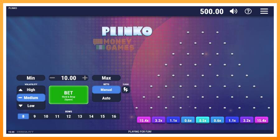 ลองสัมผัสเครื่องดูครับ Plinko, รูปภาพ 2: เล่นเพื่อเงิน