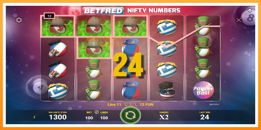 ลองสัมผัสเครื่องดูครับ Betfred Nifty Numbers, รูปภาพ 2: เล่นเพื่อเงิน