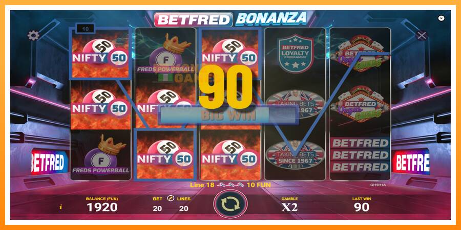 ลองสัมผัสเครื่องดูครับ Betfred Bonanza, รูปภาพ 2: เล่นเพื่อเงิน